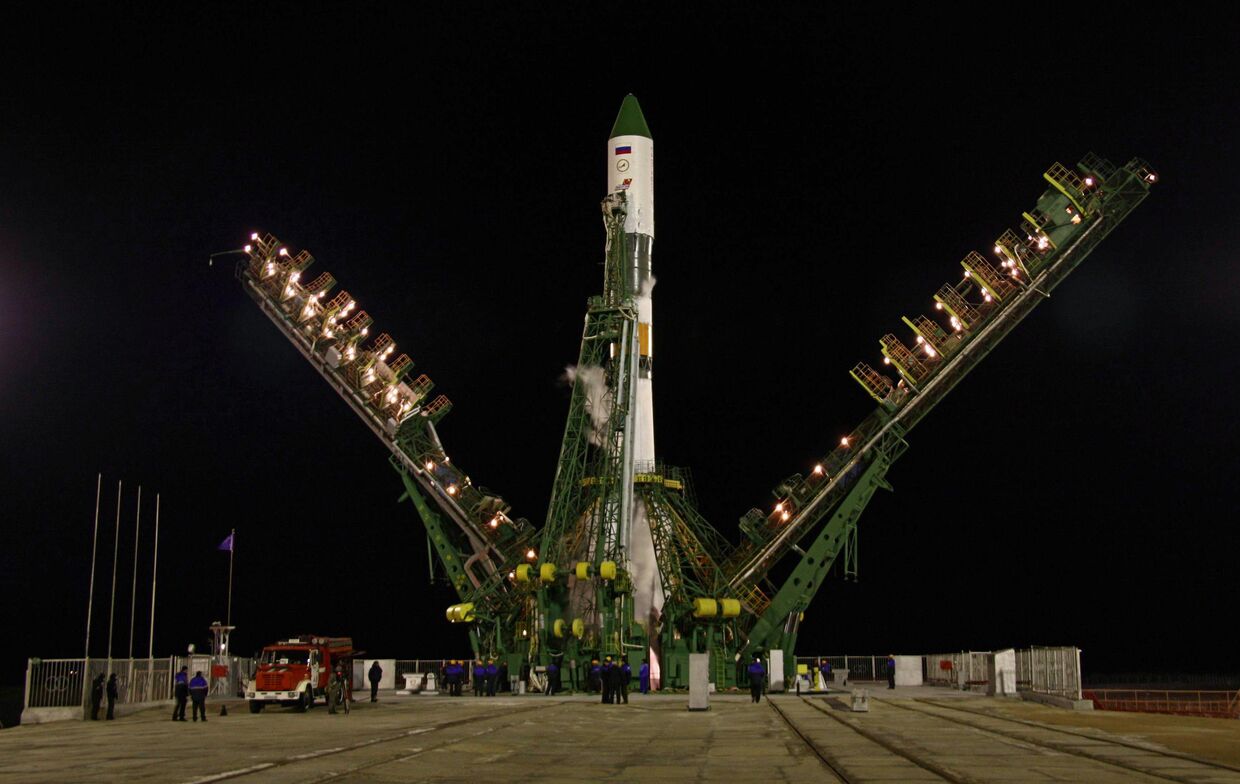 Осуществлен запуск ракеты-носителя Союз с космическим грузовиком Прогресс-М