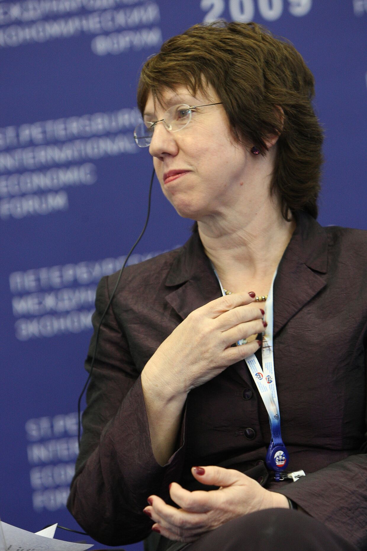 Европейский Комиссар по торговле Кэтрин Эштон