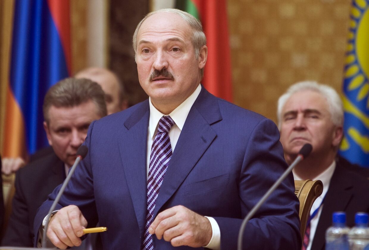  А. Лукашенко выступил в Минске