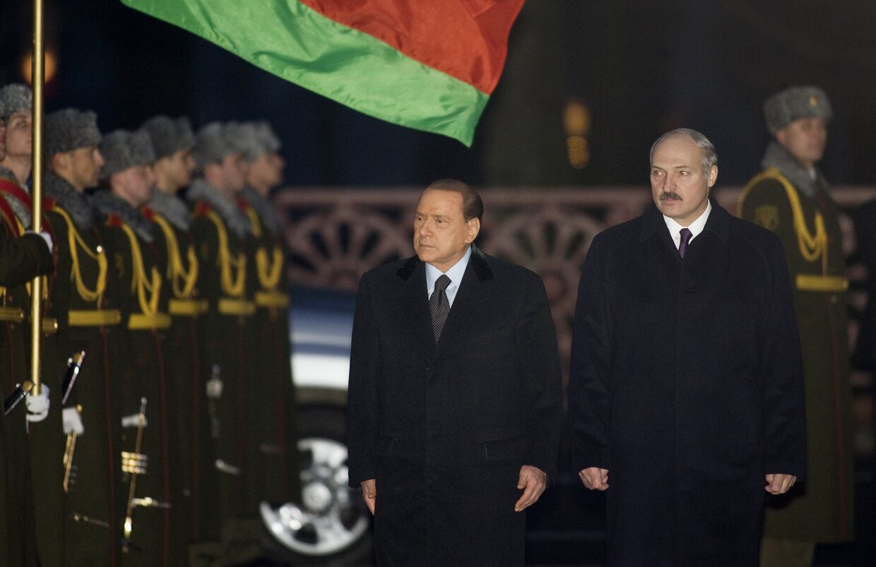 Визит Берлускони в Минск