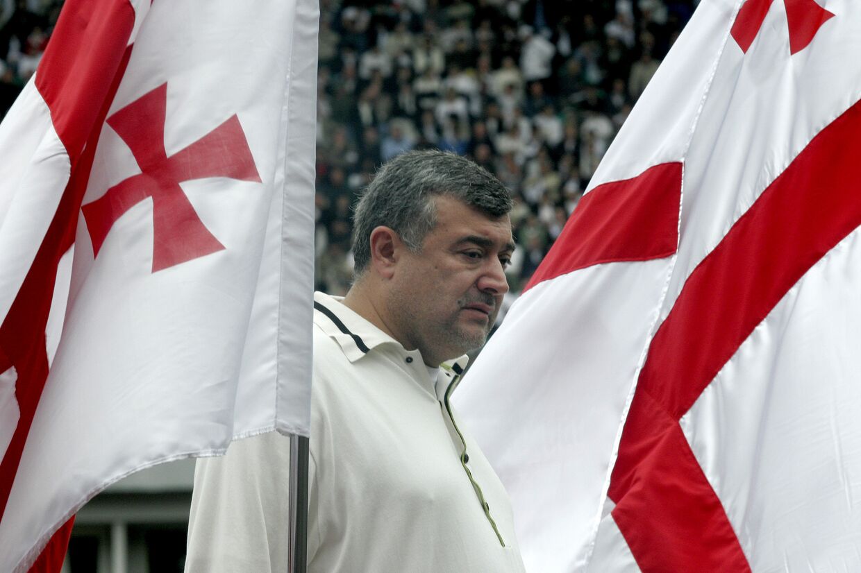 Леван Гачечиладзе на праздновании Дня независимости Грузии