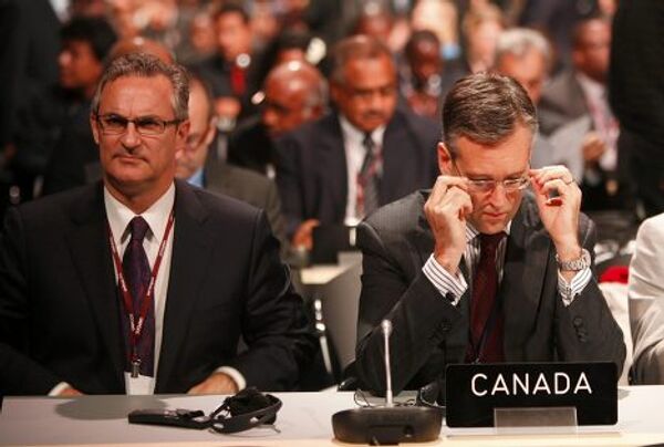 Члены делегации Канады на открытии саммита ООН по изменению климата