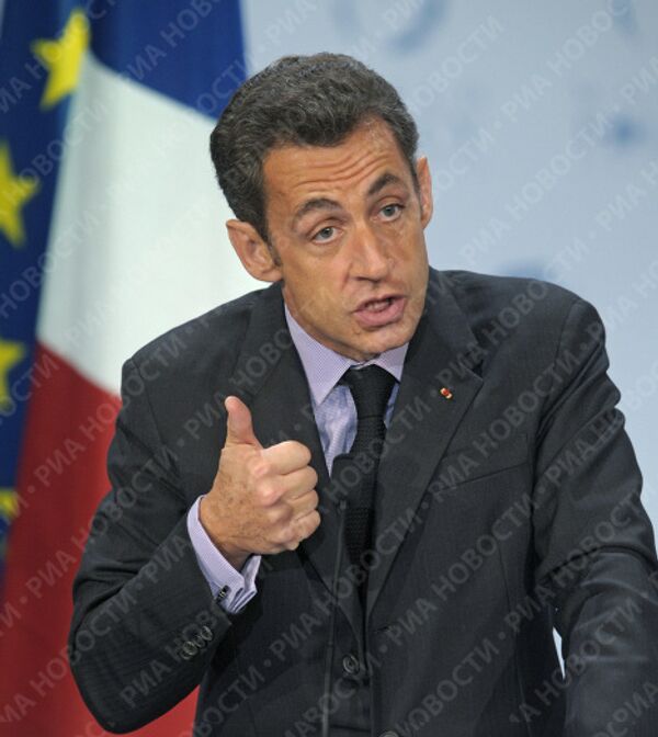 Президент Франции принял участие в закрытии Конференции по вопросам мировой политики