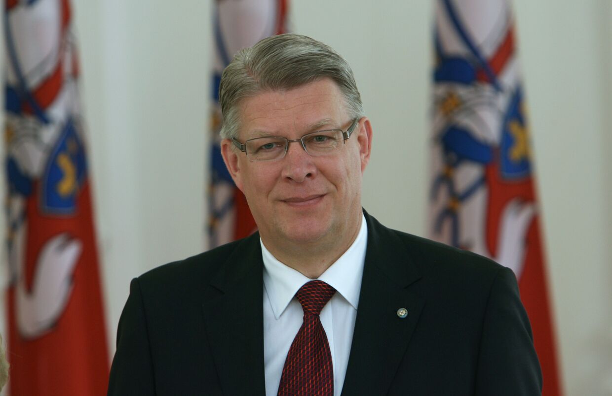 Президент Латвии Валдис Затлерс 