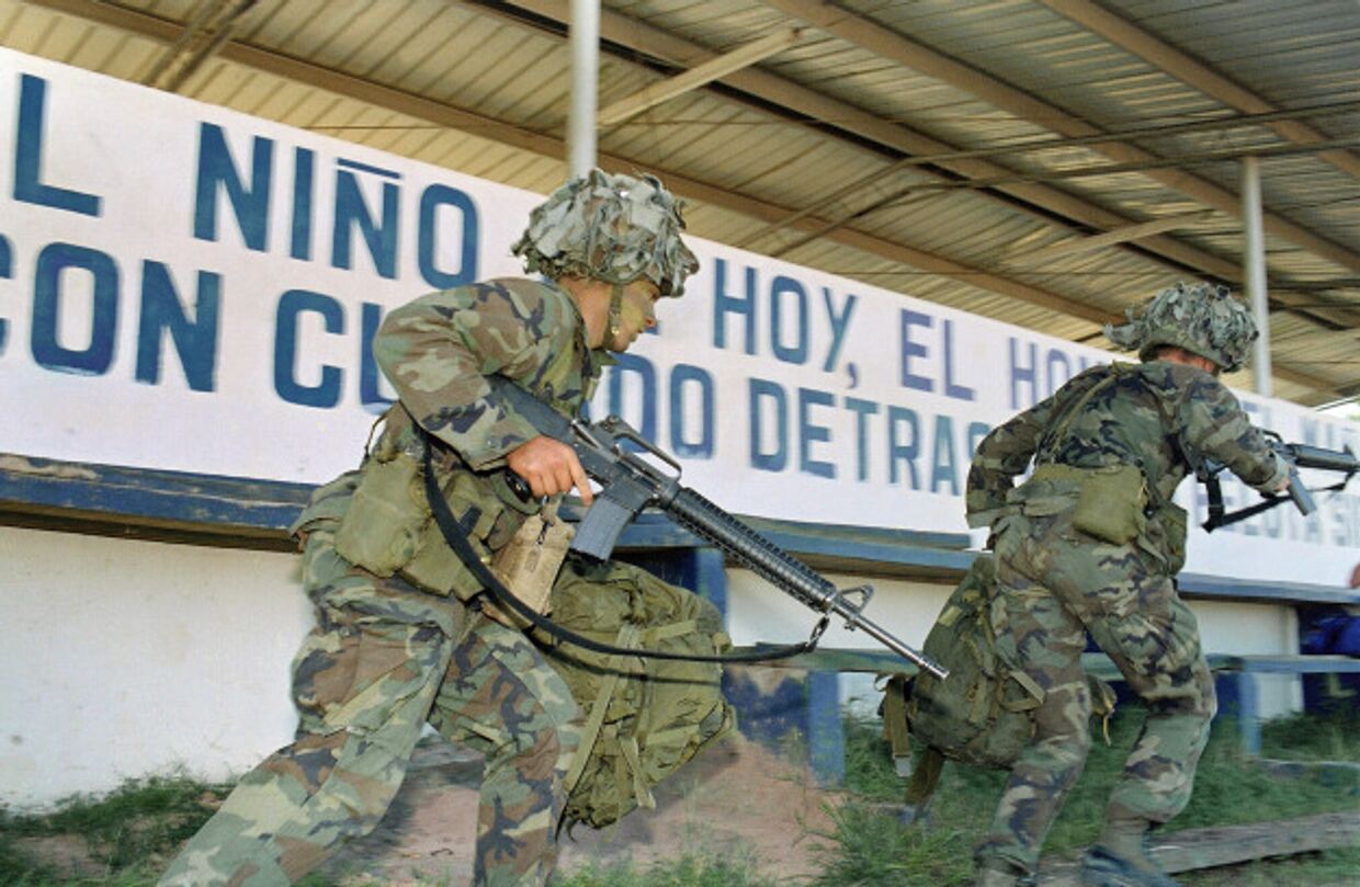 Солдаты США в Панаме