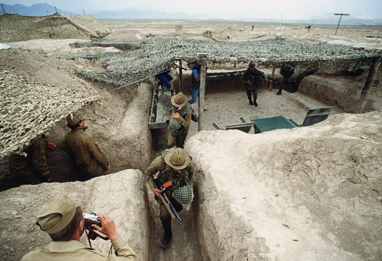Сторожевой пост советских войск в Афганистане 