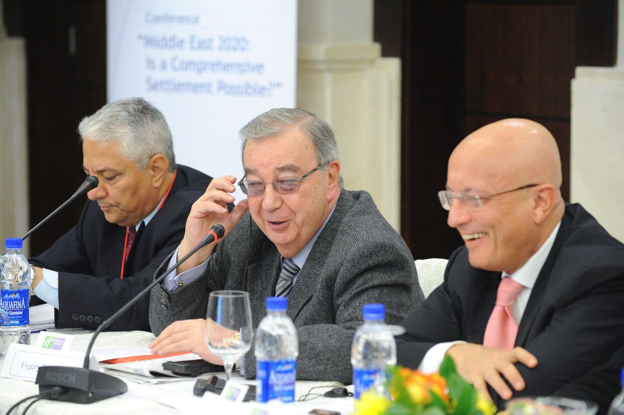 Сергей Караганов и Евгений Примаков. Международная конференция Ближний Восток–2020 в Иордании