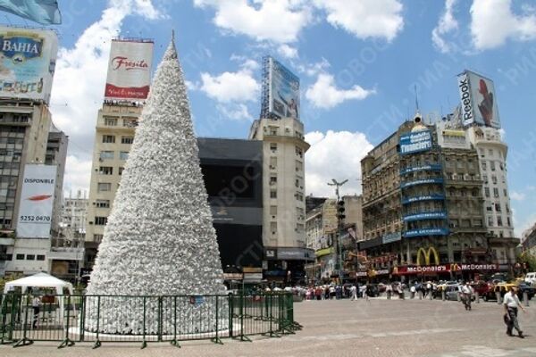 Новогодняя елка в Буэнос-Айресе