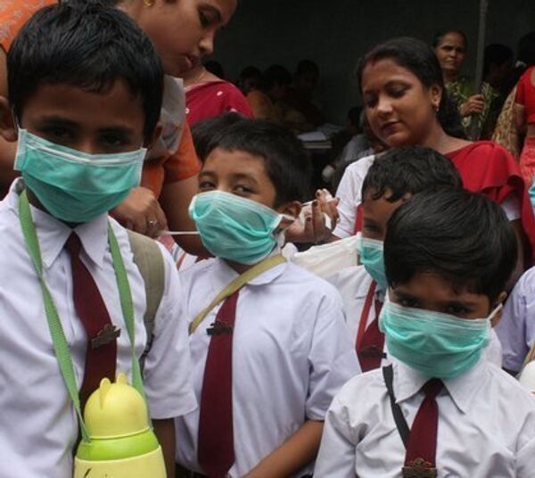 Ill at ease:  Свиной грипп в школах Индии