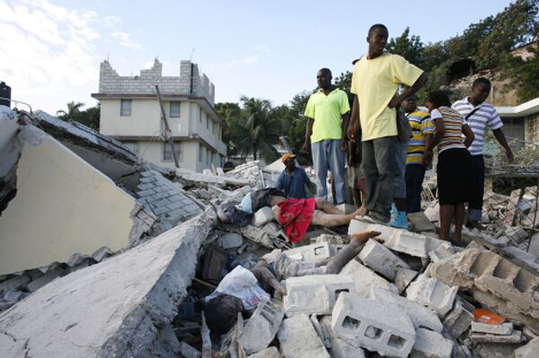 Последствия мощного землетрясения на Гаити