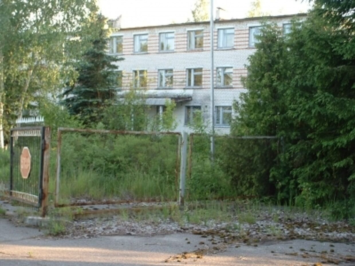 Бывший советский военный городок Скрунда-1 в Латвии