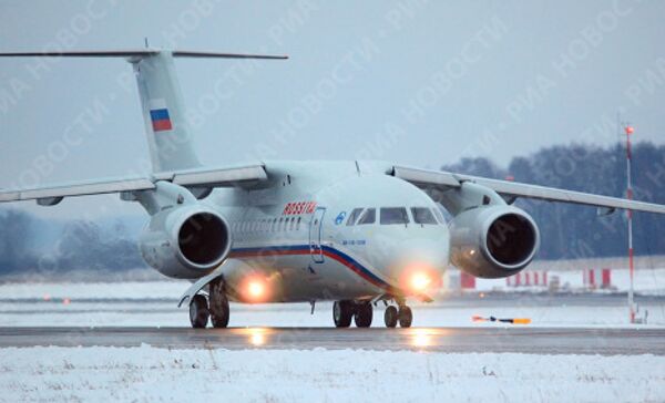 Первый пассажирский рейс реактивного самолета Ан-148