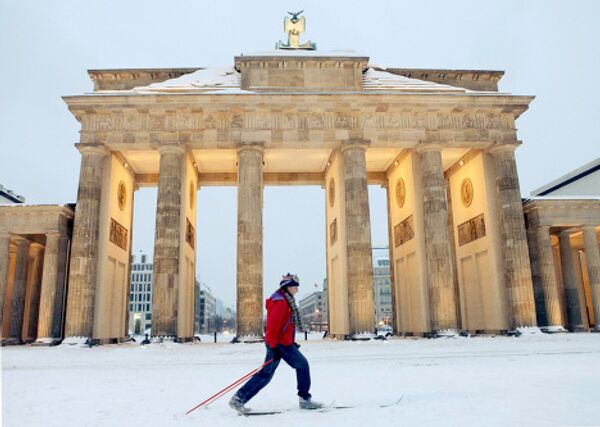 Снегопад в Берлине