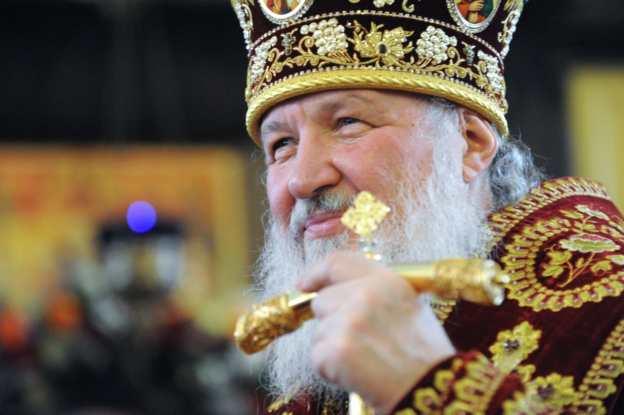Патриарх Кирилл совершил божественную литургию в Домовом храме МГУ