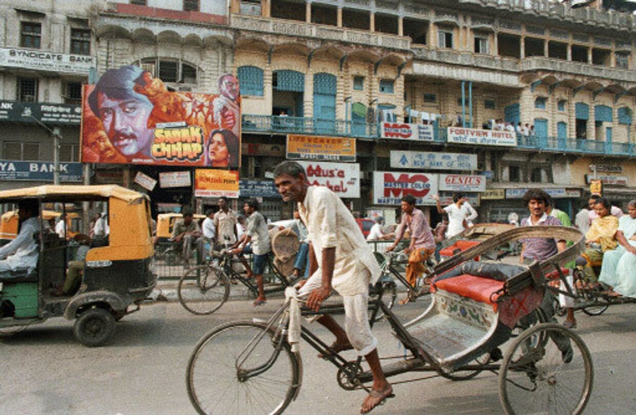 Улица в Нью-Дели 