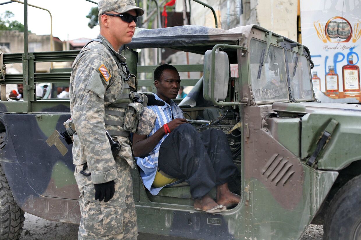 американские солдаты на гаити