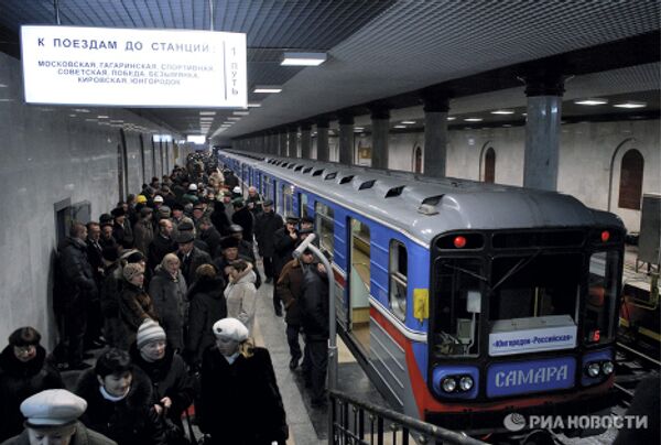 Подготовка к открытию новой станции самарского метрополитена