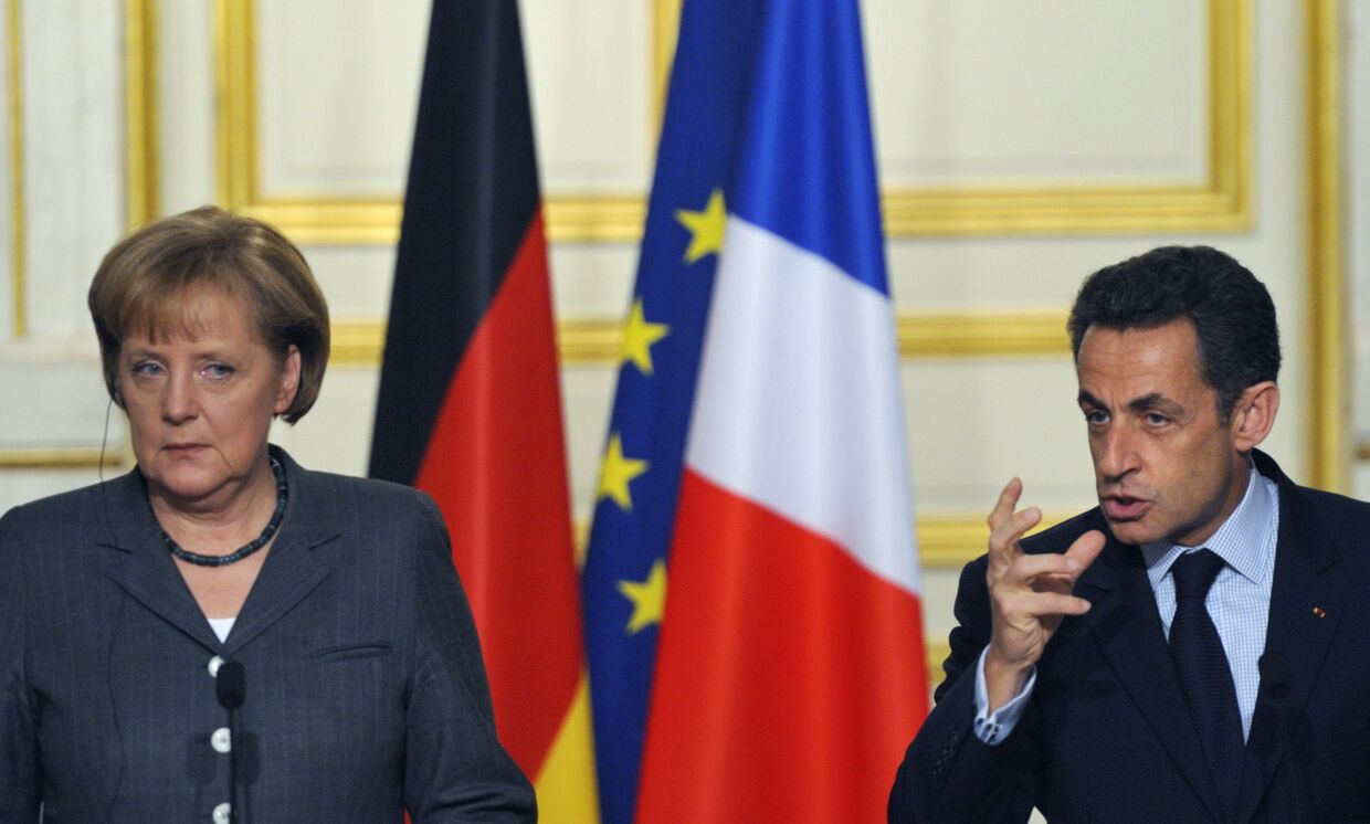 Саркози Меркель франция германия