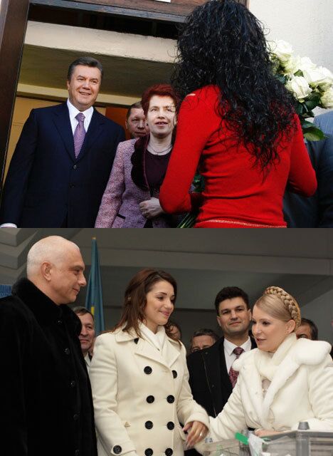 Юлия Тимошенко и Виктор Янукович