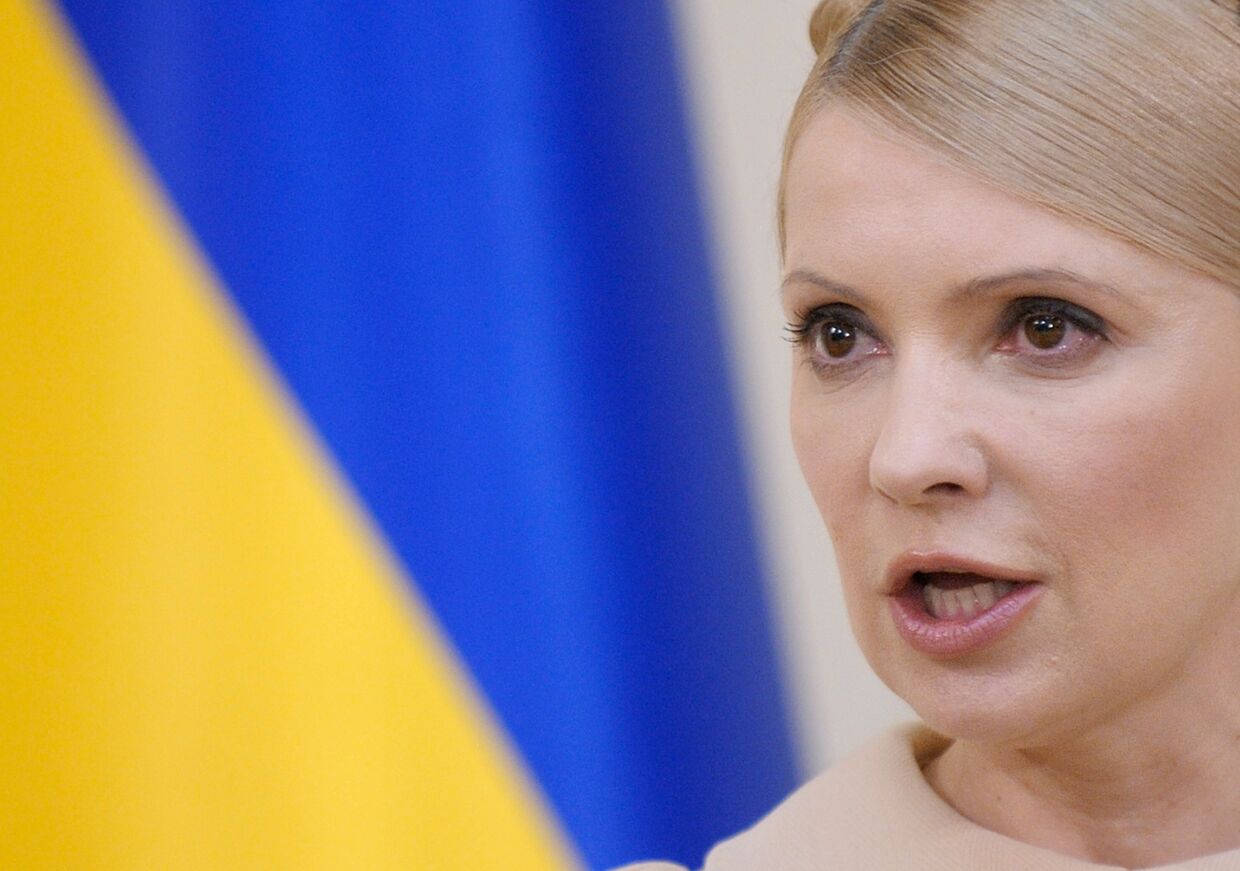 Юлия Тимошенко на пресс-конференции в Киеве