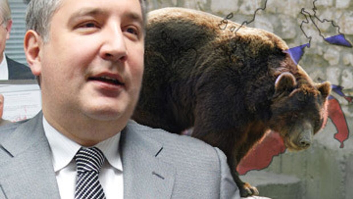 рогозин медведь россия