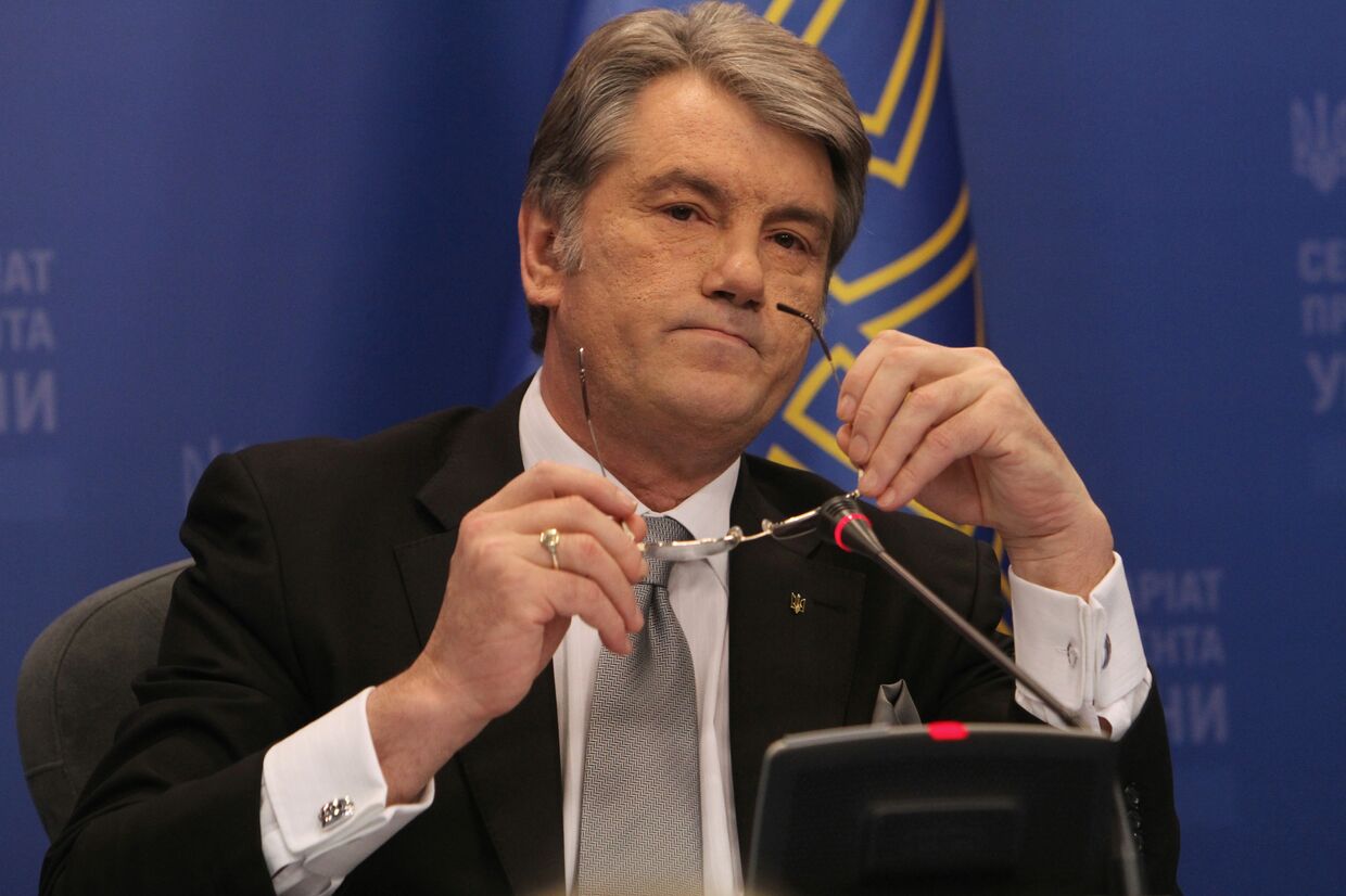 Пресс-конференция президента Украины Виктора Ющенко