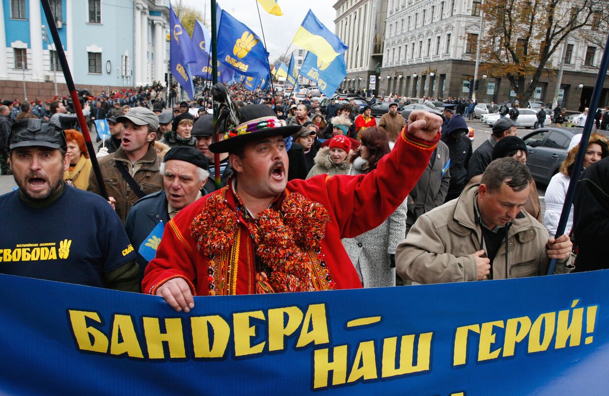 Мероприятия в честь годовщины УПА* в Киеве