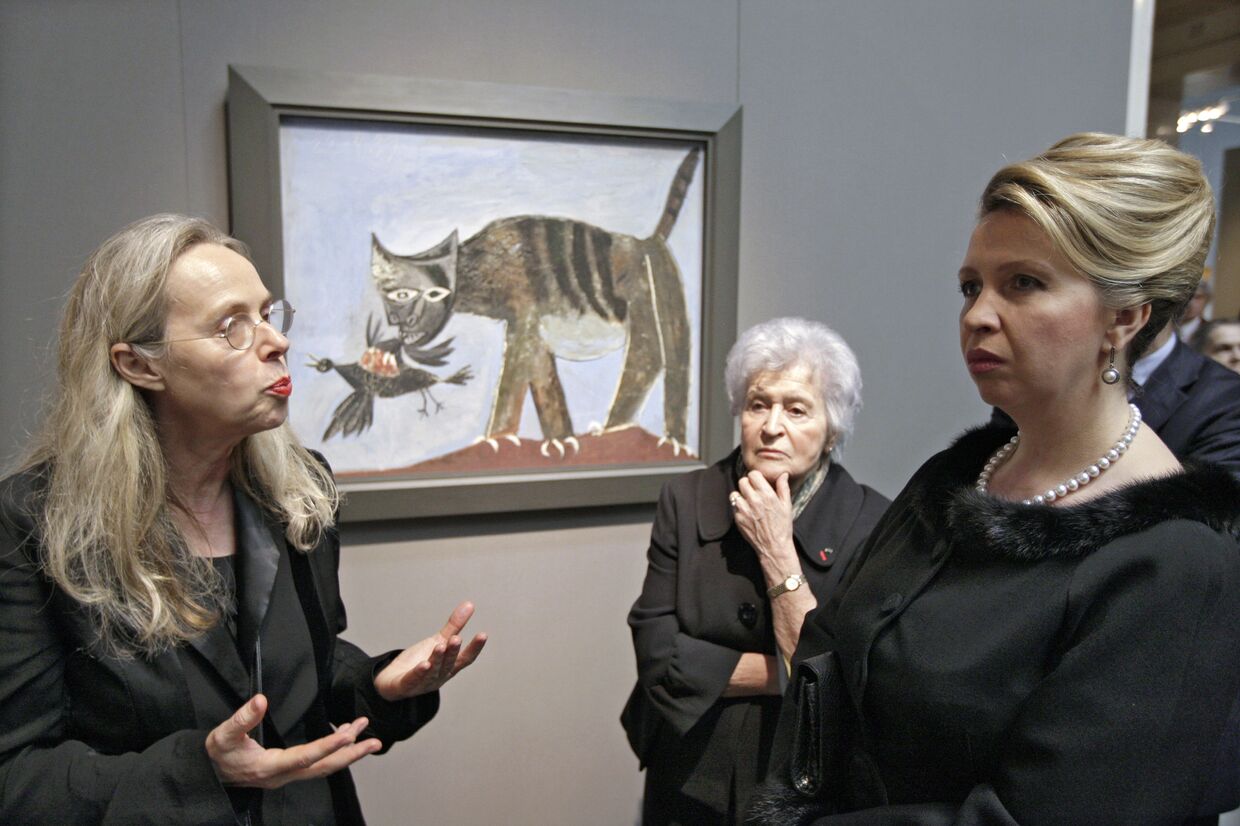Светлана Медведева на выставке Пикассо. Москва в музее им. Пушкина