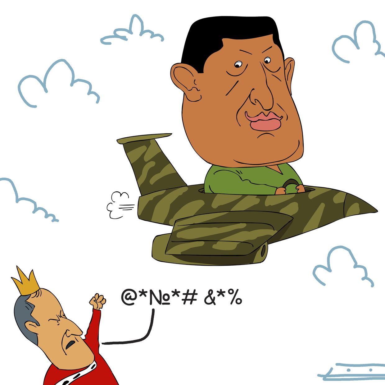 Уго Чавес хочет совершить полет над дворцом короля Испании