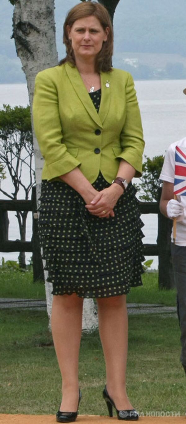 Супруга премьер-министра Великобритании Сара Браун