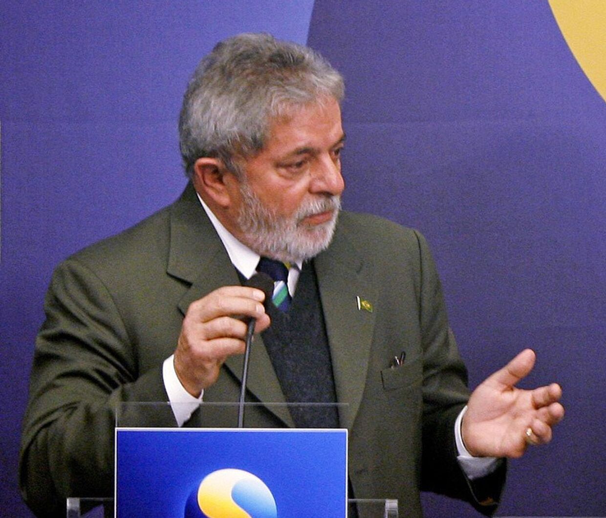 Президент Бразилии Луис Инасиу Лула да Силва (Luiz Inácio Lula da Silva)