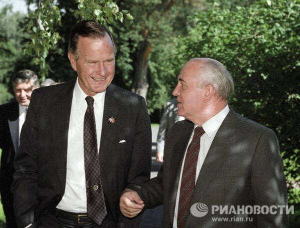 Буш и Горбачев