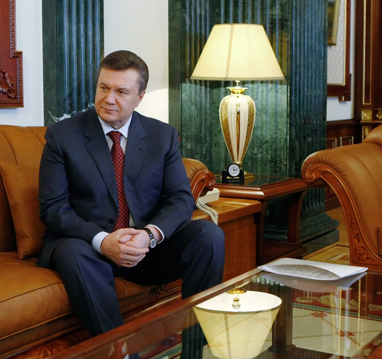 Президент Украины Виктор Янукович встретился с Богданом Ступкой