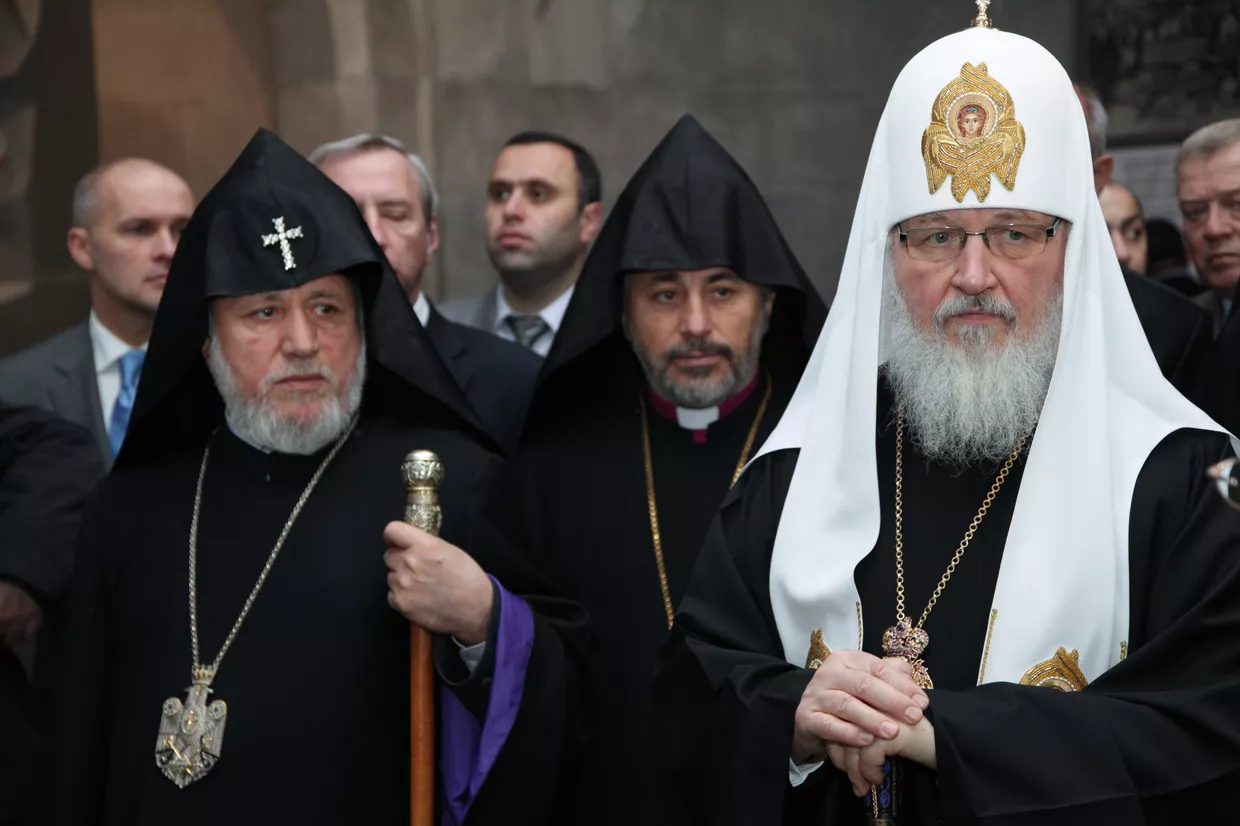 Продолжается визит Патриарха Московского и Всея Руси Кирилла в Армению Продолжается визит Патриарха Московского и Всея Руси Кирилла в Армению
