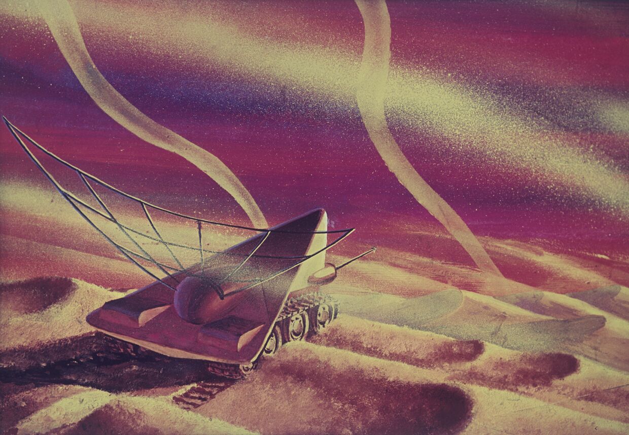 Репродукция картины А.Соколова На Марсе