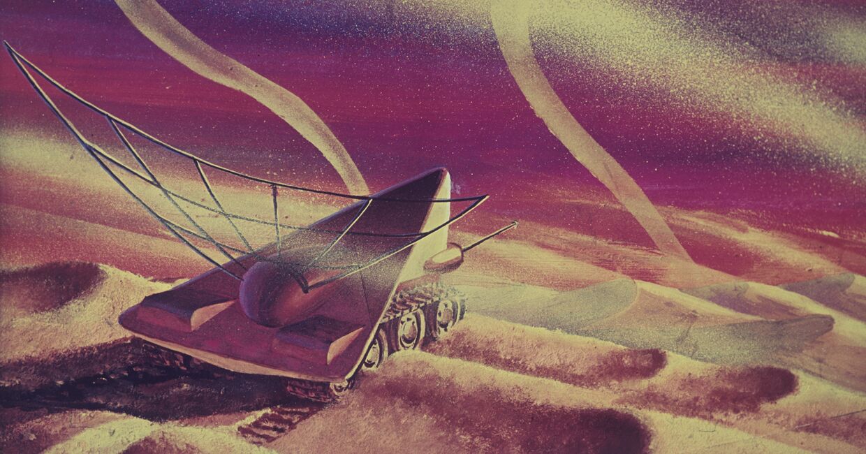 Репродукция картины А.Соколова На Марсе