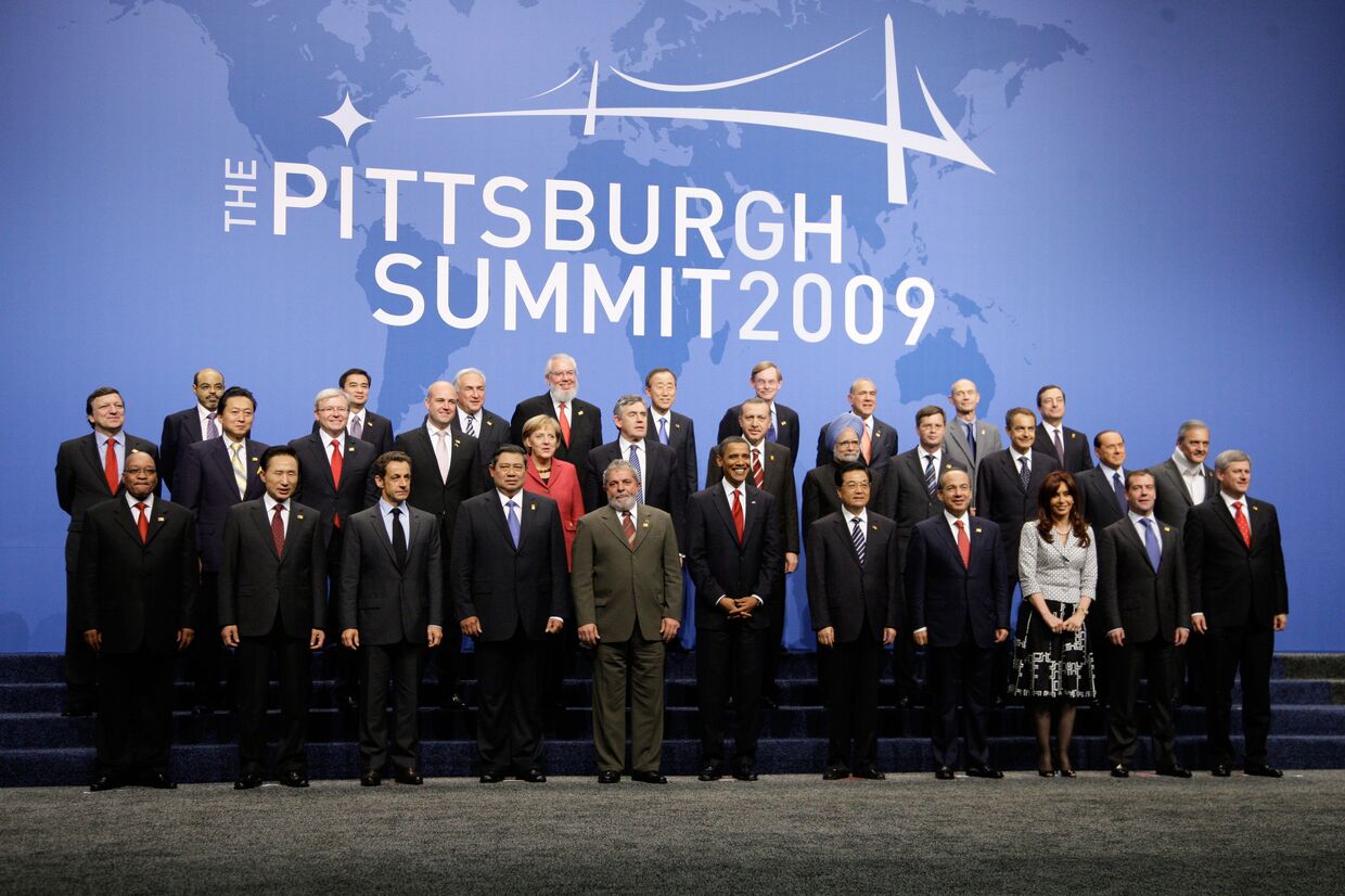 Фотографирование глав государств и правительств Группы двадцати