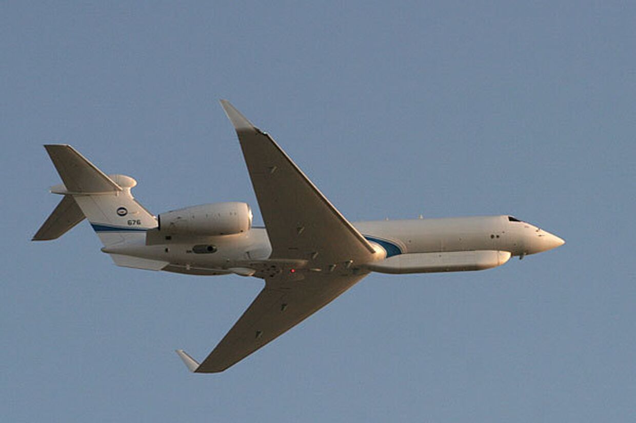 Израильский военный самолет Gulfstream 