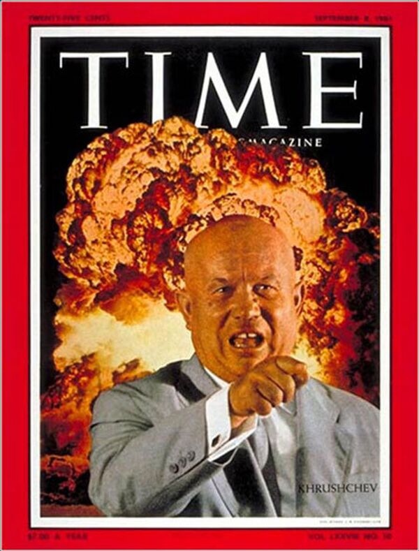 Обложка журнала Time, 1961 г
