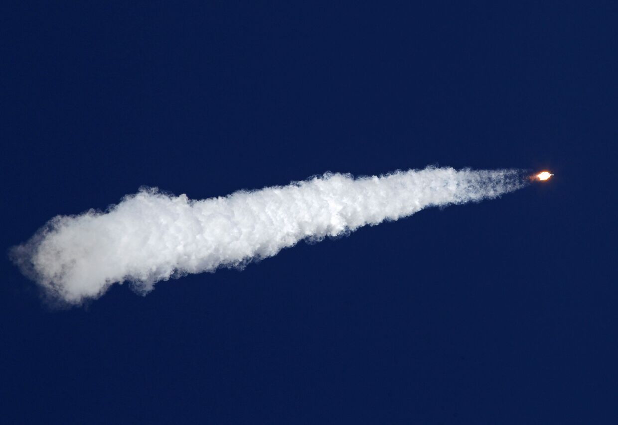 Взлет космического корабля Союз TMA-18