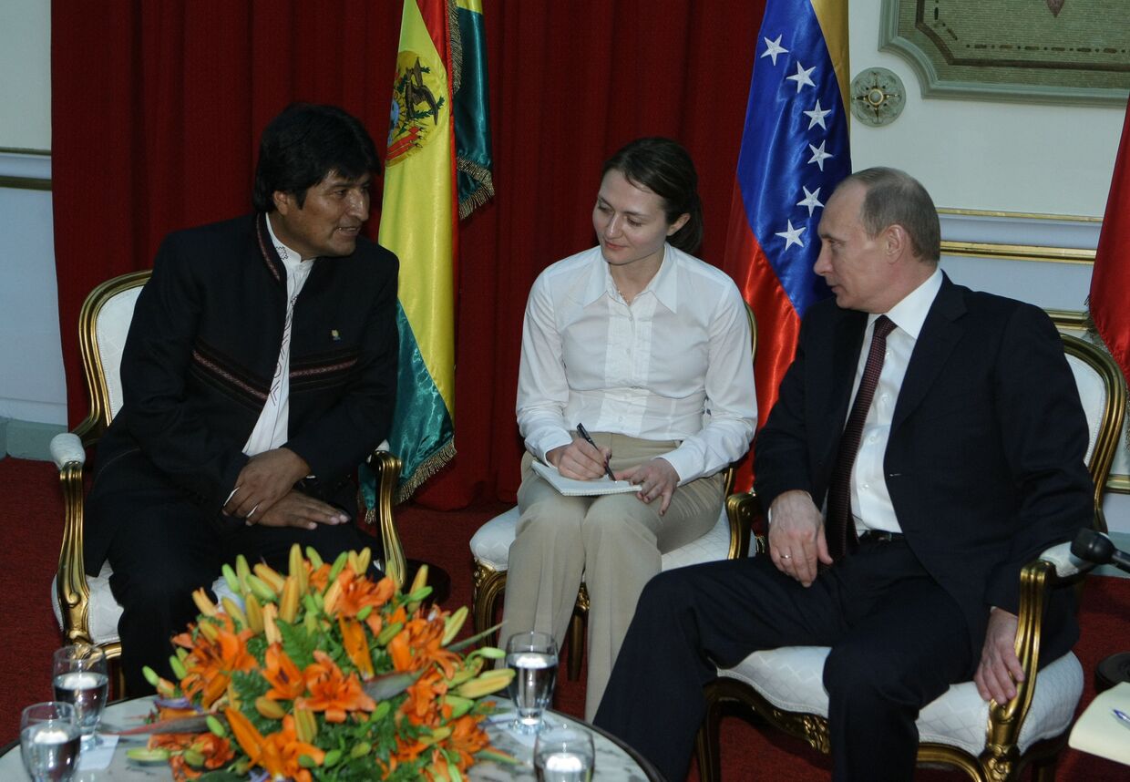 Премьер-министр РФ встретился с президентом Боливии
