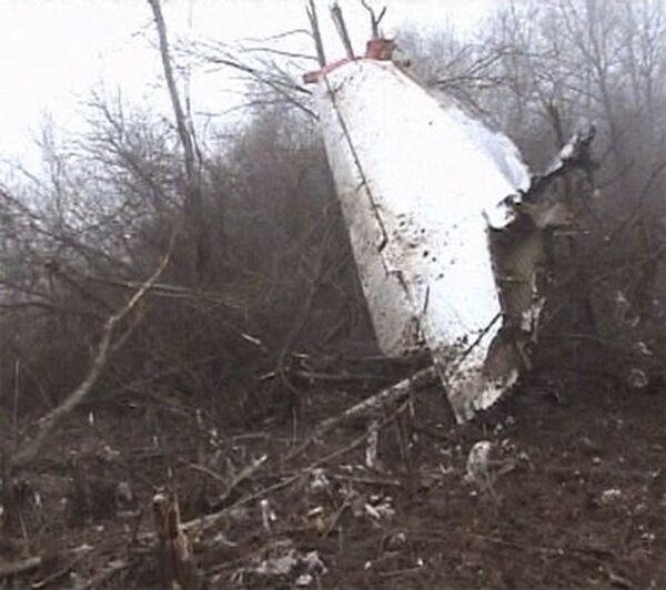 Самолет президента Польши потерпел крушение под Смоленском 