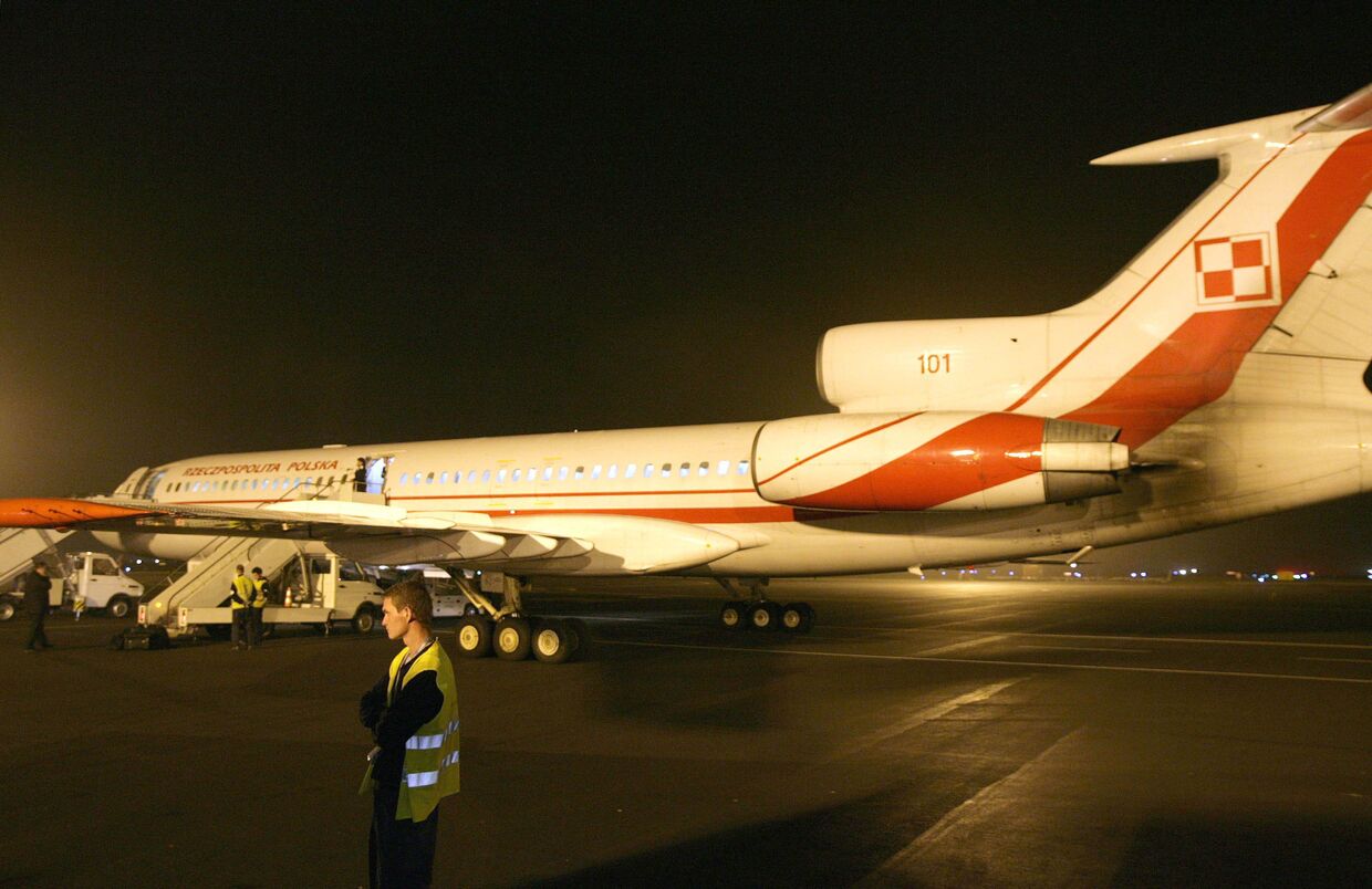 Самолет президента польши Леха Качиньского