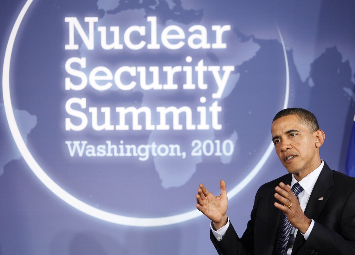 Барак Обама на саммите по ядерной безопасности