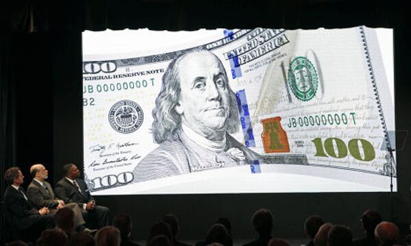 Презентация новой стодолларовой купюры в Вашингтоне
