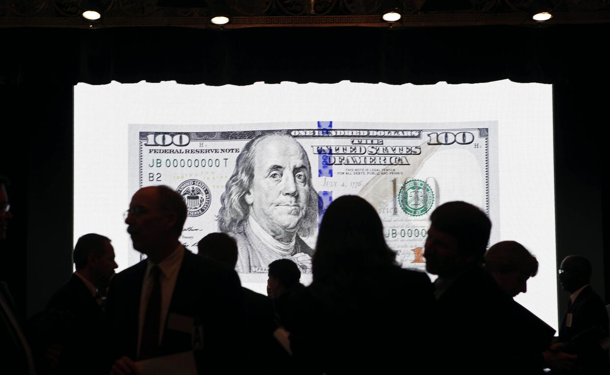 Презентация новой стодолларовой купюры в Вашингтоне