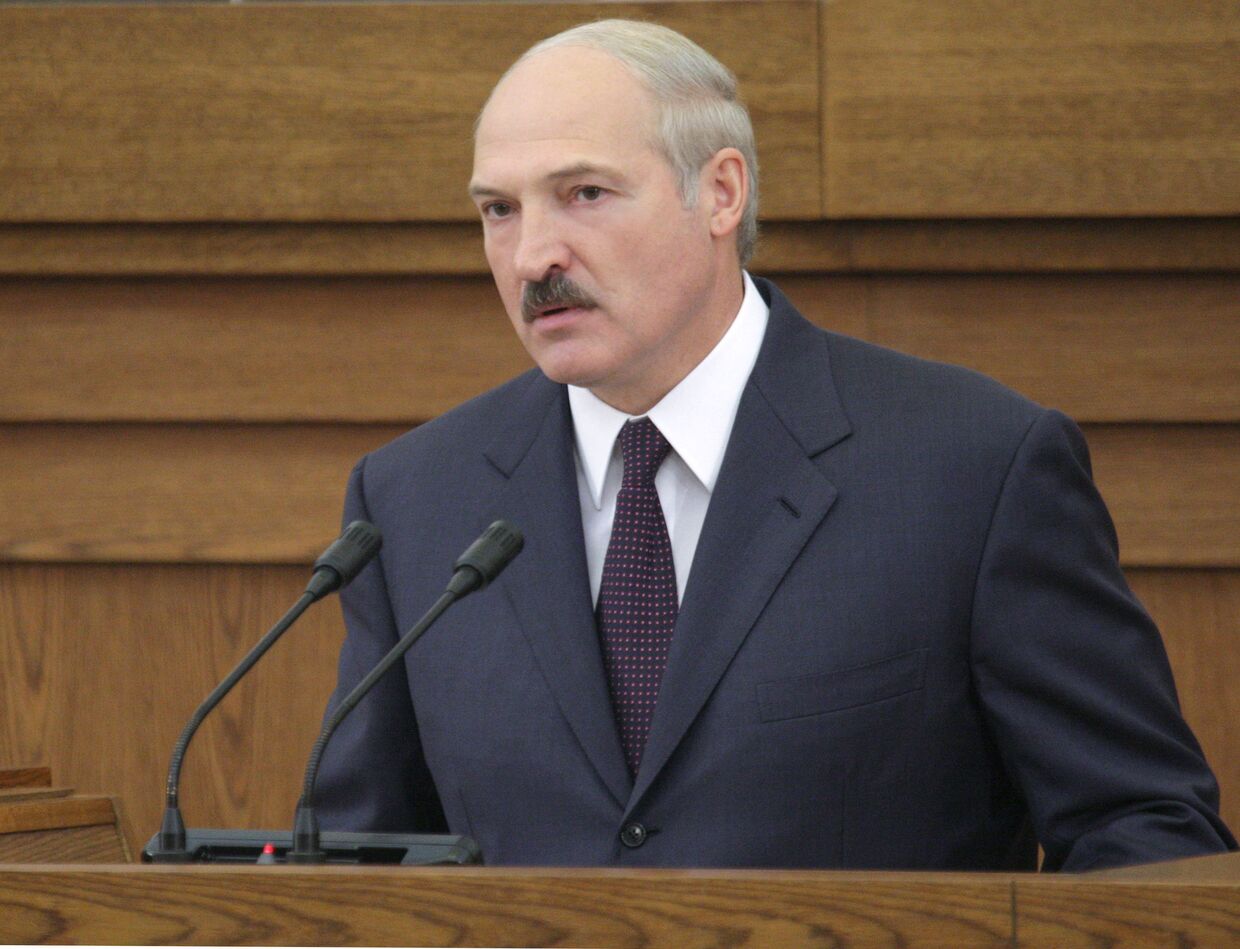Выступление президента Белоруссии Александра Лукашенко с Посланием белорусскому народу и Национальному собранию
