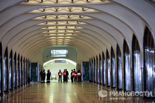 Открытие станции Маяковская после реконструкции