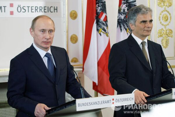 Пресс-конференция по итогам российско-австрийских переговоров
