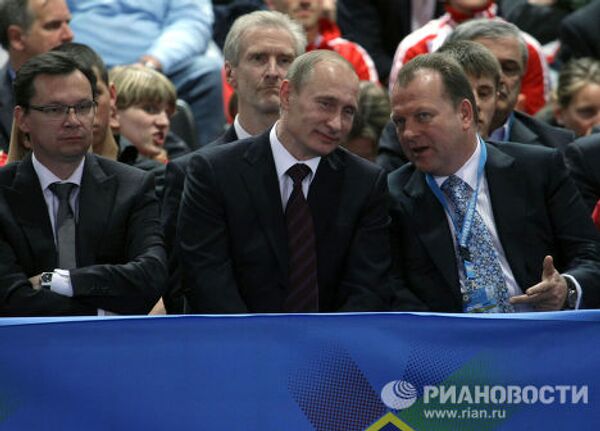 Владимир Путин посетил соревнования чемпионата Европы по дзюдо